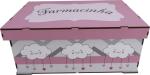Farmacinha Decoração Nuvem Rosa 30x20x12,5cm