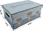 Farmacinha Decoração Urso Azul 30x20x12,5cm