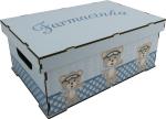 Farmacinha Decoração Urso Azul 30x20x12,5cm