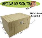 Frasqueira Alta Pequena 22x15x13cm Mdf Crú