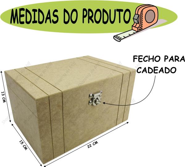 Frasqueira Alta Pequena 22x15x13cm Mdf Crú