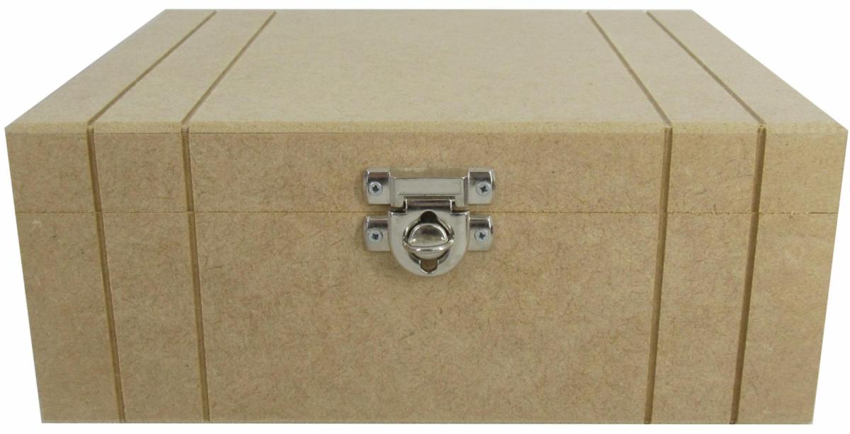 Frasqueira Baixa Média 25x20x9,5cm Mdf Crú
