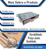 Gaveteiro De Mesa Cachorrinho 1 Gaveta 32,5x23,5x6cm Mdf