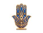 HAMSA AZUL C/BASE AD. 17X23CM