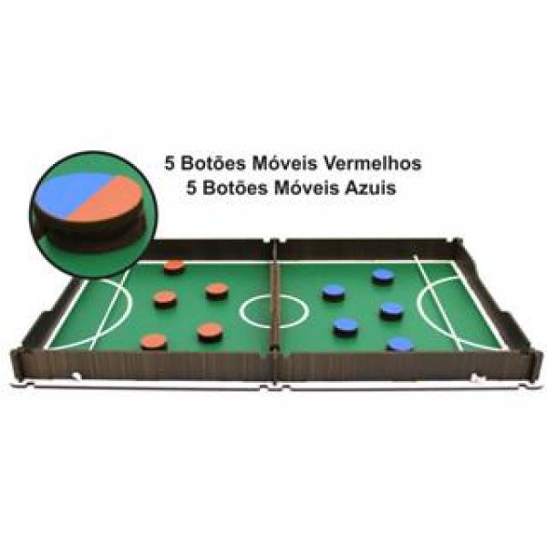 Jogo de Futebol de botão com elástico adesivado 