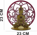 Mandala Buda c/ Base Ad. Rosa