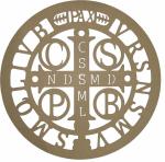 MANDALA LASER SAO BENTO 3MM 29,5CM MDF Crú