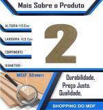 Numero 2 Individual de Mesa Mdf 15 cm 