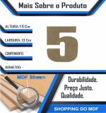 Numero 5 Individual de Mesa Mdf 15 cm 