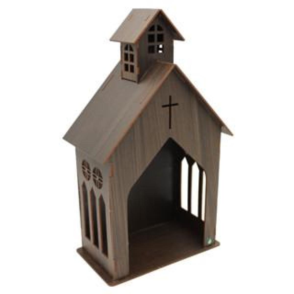 ORATORIO CAPELA LASER M PINTADO 16,5X9,5X29,5CM