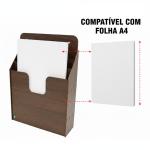 Organizador Escritório Com 03 Baias Pintado Prontuário Folhas Sulfite A4 Parede Bancada