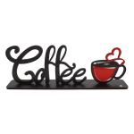Palavra de Mesa Com Base Coffe  MDF