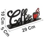 Palavra de Mesa Com Base Coffe  MDF