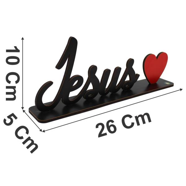 Palavra de Mesa Com Base Jesus  MDF