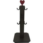 Pedestal Amadeirado Porta Xicaras Mancebo Mdf