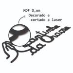 placa cantinho da oração aplique em  MDF