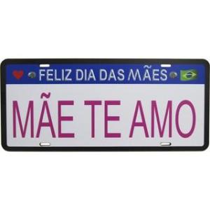 PLACA CARRO ADESIV.MAE 32,5X14,5CM 