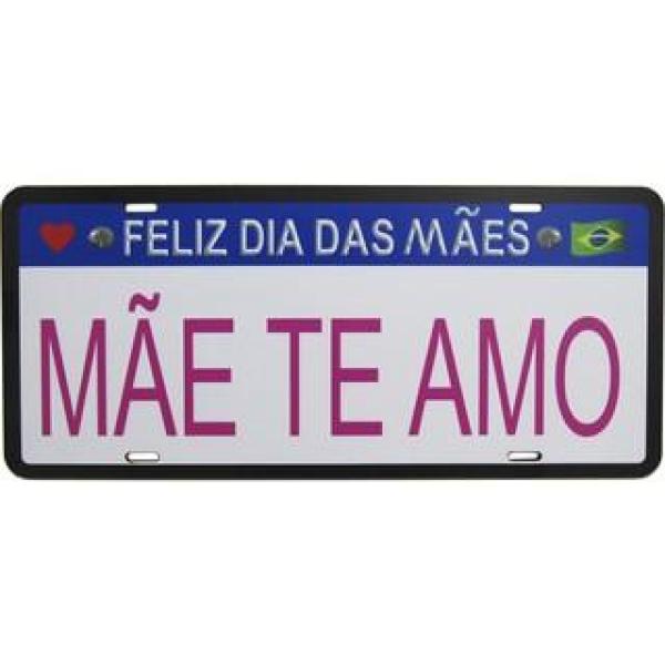 PLACA CARRO ADESIV.MAE 32,5X14,5CM 