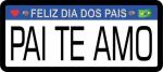 PLACA CARRO ADESIV.PAI 32,5X14,5CM PLACA CARRO ADESIV.PAI 32,5X14,5CM
