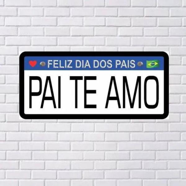 PLACA CARRO ADESIV.PAI  32,5X14,5CM