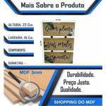 Cópia- Placa Decorativa Adesivada Quem Planta Seus Males