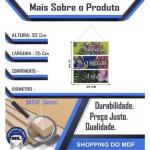 Placa Decorativa Supensa Sisal Decoração Viva Sorria Ame