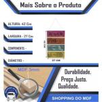 Placa  Suspensa Sisal Decoração Paz Na Alma 4 Partes 