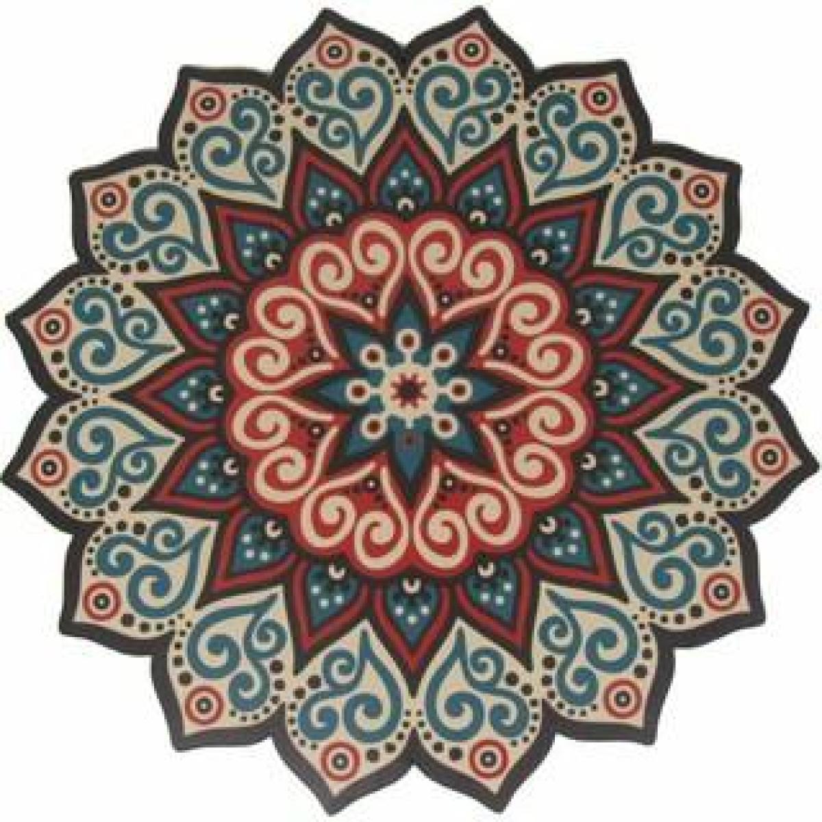 Placa Quadro Mandala Recorte Grande Mdf