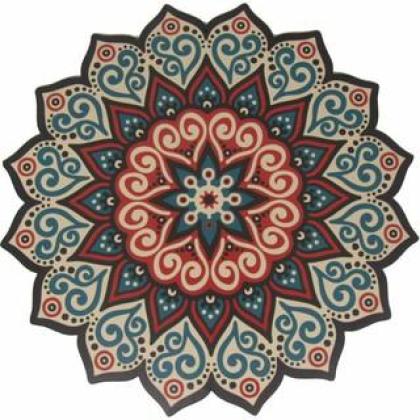 Placa Quadro Mandala Recorte Grande Mdf