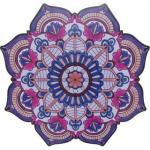 Placa Quadro Mandala Recorte Grande Mdf ROSA 