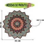 Placa Quadro Mandala Recorte Grande Mdf