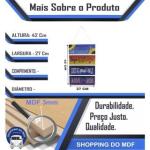 Placa Suspensa Sisal Decoração Faça O Bem 4 Partes 