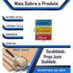 Placa  Suspensa Sisal  Para O Medo Coragem