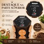 Porta Capsula Cafe Dolce Gusto 3 Corações Nespresso Mdf Decorado Torre Sextavada Cantinho do Café