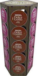 Torre Porta Cápsula Sextavado Dolce Gusto A Melhor Pausa Do Dia Mdf