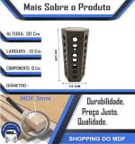 Torre Porta Cápsula Sextavada Nespresso  A Melhor Pausa Do Dia Mdf    Torre Porta Cápsula Sextavada Nespresso  A Melhor Pausa Do Dia Mdf