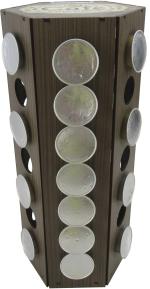 Torre Porta Cápsula Sextavada Nespresso  A Melhor Pausa Do Dia Mdf    Torre Porta Cápsula Sextavada Nespresso  A Melhor Pausa Do Dia Mdf