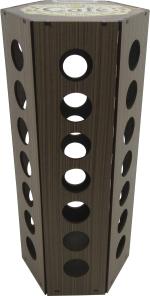 Torre Porta Cápsula Sextavada Nespresso  A Melhor Pausa Do Dia Mdf    Torre Porta Cápsula Sextavada Nespresso  A Melhor Pausa Do Dia Mdf