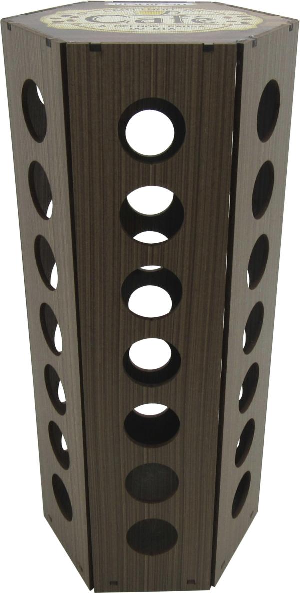 Torre Porta Cápsula Sextavada Nespresso  A Melhor Pausa Do Dia Mdf    Torre Porta Cápsula Sextavada Nespresso  A Melhor Pausa Do Dia Mdf