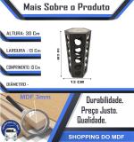  Torre Porta Cápsula Sextavada Três Corações A Melhor Pausa do Dia Mdf   