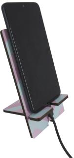 Porta Celular Adesivado Chevron Mdf