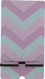 Porta Celular Adesivado Chevron Mdf