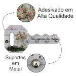 Porta Chave Decorativo Modelo Chave Deixe As Preocupações 11x22 