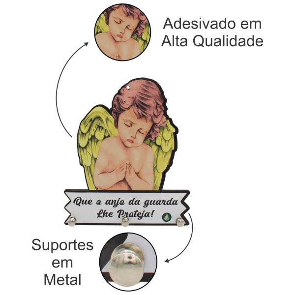 Porta Chave Imagens 17x20 - Anjo