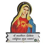 Porta Chave Imagens 17x20 - Imaculado Coração de Maria