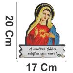 Porta Chave Imagens 17x20 - Imaculado Coração de Maria