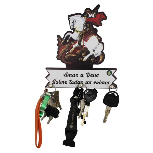 Porta Chave Imagens 17x20 - São Jorge
