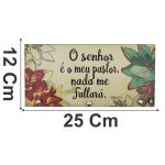 Porta Chave O Senhor é Meu Pastor 25X12cm