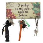 Porta Chave O Senhor é Meu Pastor 25X12cm
