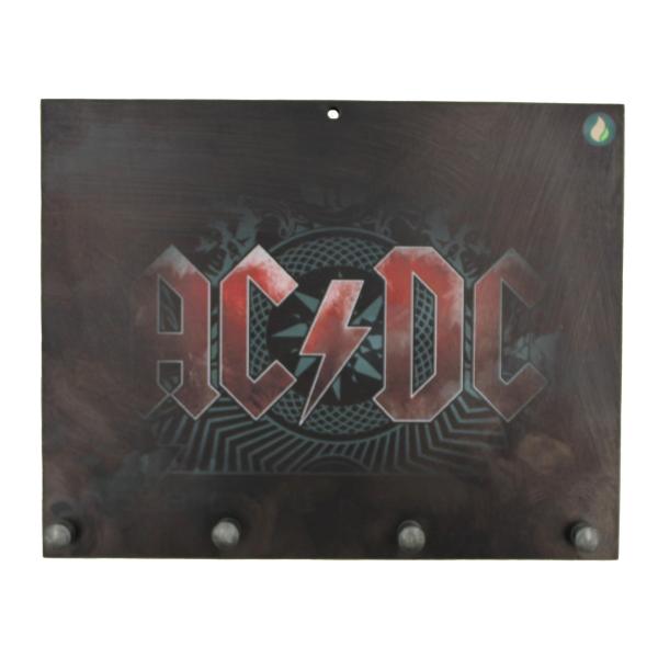Porta Chaves AC/DC 22x17cm Mdf 